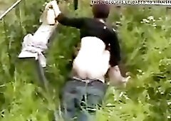 Homeless screw in the woods