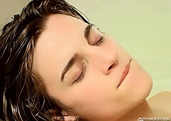 Thin Ayden James smokes while fapping his own weenie