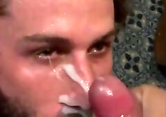 Blasted by cum in a Bukkake 3