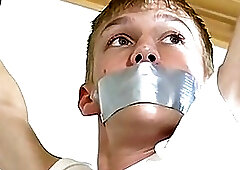 Young submissive teen gets rough handjob