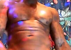 New Porn: BBC Worship Hallelujah Johnson, Tall Dark Chocolate Muscles Tattoos Hairy BBC Hallelujah J