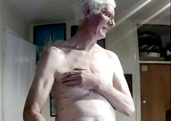 Strip and cum, after cum, onanism