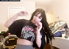 Twitch Streamer Accidental Downblouse Nip Slide OH HUNK! and flashing melons 170