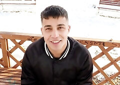 Picking up an amateur dude and taking him to his room