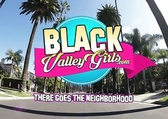 Alluring ebony pool girl Daizy Cooper lures white stud for some good fuck