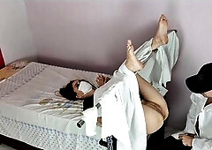 Gynecologist made patient piddle during exam