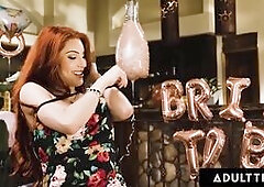 ADULT TIME - Bride Codi Vore’s Ruined Bachelorette Saved By Trans Babe Ariel Demure Lap Dance