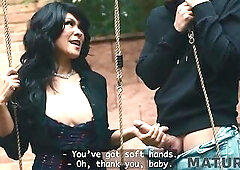 MATURE4K. Oriental riding youthful Czech stud