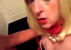 Submissive Crossdresser's Blowjob Training1s