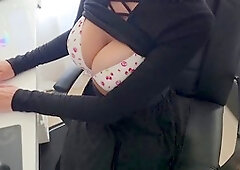 Interrupted, amateur wife