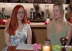 Getting To Know Each Other Naturally Jolien & Iva Discover Each Other With Pleasure With Curvy Girl