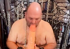 When his fan sends him a fresh large sex tool to have a play with. That guy not ever expects to watch the size of this one ha-ha-ha. So lets get stret