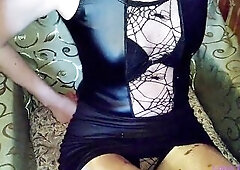 Demanded to assist him cum on me