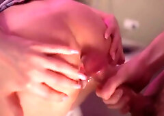 Dazzling Blonde Tgirl Assfuck Jizzed And Gaped