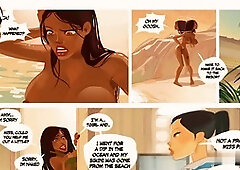 Nude beach, big cock penetration