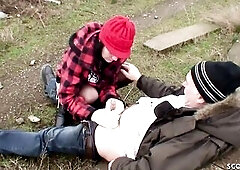 Old Unattractive Stud Bang Real Czech Teen Street Floozy Public