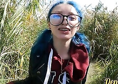 Compilation of a lot of semen on the face of a cute gal