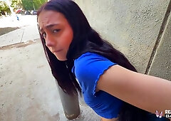 Shy Wife Flashes Bare Skin In Busy Alley Then Begs For His Throbbing Cock Pov