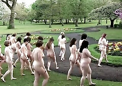 british,groups,nudist,naturist, Stripped British honeys groups