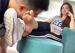 Paulinha Smelling Sucking And Swallowing Paulinha S Sweaty