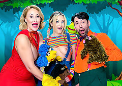 Great parody FFM threesome with Ryan Keely and River Lynn