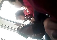 Dickflash for angels on bus