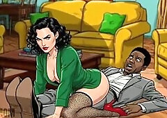 American mother I'd like to fuck two: All Married Whores Fantasy Of A Large Ebony Dick. Toon