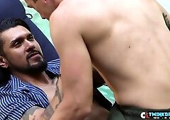 Anal invasion: Jizz flow in the Mexican son-in-law's lovemaking with his Mexican wife