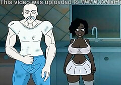 White large uglybastard coarse screw Black cutie impure talk adult toon interracial