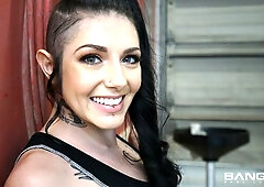 Brenna Mckenna Gets A Ride Back To The Shop For Some Power Tool Drilling