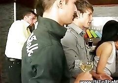 Sexy babes and hot guys at party wanting to get it on