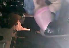 Debbie crossdresser bareback fucking in truck Kinross layby