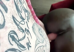 Pregnant Ebony Maid Gets Fucked Doggystyle In Front Of The Window (cumshot)