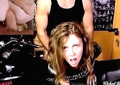 Please cum in my booty Biker Sweetheart Lets Me Bang Her Consummate Butt Bent Over My Motorcycle (Free)