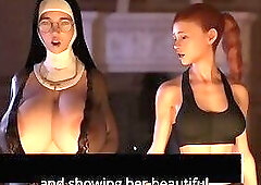 Big Busty Nun Patricia Having Fun With 18 Plus Scarlett