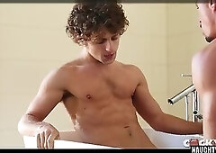 Big dick gay anal sex and facial