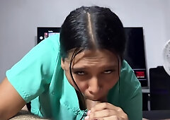 The nurse next door provides me with her new service