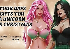 Binaural, double blowjob, aftercare