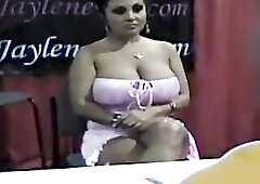 Highlights of breasty Latin Chick sweetheart Jaylene Rio at Adult Con 2010 in L.A.