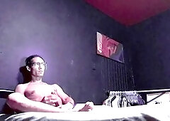 Huge handjob, solo, big dick latino