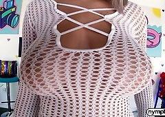 Super Busty nympho teen Gabbie Carter gets a creampie cumshot