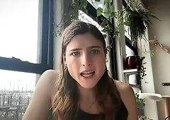 Solo ladyboy masturbation