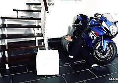 German Neighbour STEPMUM Seduce Young Guy To Cheating Sex