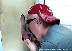 Gloryhole Newbie Is Hooked On The Feeling