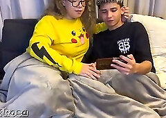My Friend Called Me to Watch a Movie I Ended up Fucking Her Ass and Still Milk in Her Mouth