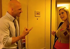 Astonishing MILF Darcy Tyler is enjoying hard sex in the bedroom