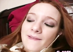 Meaghan Cumming Panty rubs cunt closeup