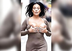Older Babes Teat Slide – Massive Saggy Tits Jiggling NO BRASSIERE Part three [AI generated]