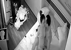 Amateur brunette Michelle with small tit