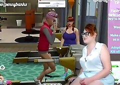 Corpulent livestreamer tries out hawt mods for The Sims 4